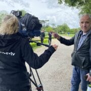 France 3 Pays de la Loire et Christophe MARQUET, président du Mémorial des bunkers de Pignerolle